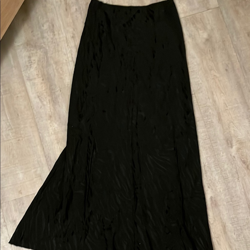 Elegant Black Maxi Skirt